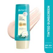 Pilgrim Korean White Lotus Tinted Sunscreen SPF 50+ PA++++ with 3% Niacinamide (50 ml)