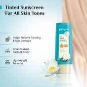 Pilgrim Korean White Lotus Tinted Sunscreen SPF 50+ PA++++ with 3% Niacinamide (50 ml)