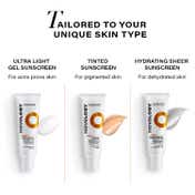 Novology SPF 50 PA++++ Ultra Light Gel Sunscreen,Reduces Acne, Sebum,Non Greasy,Invisible Finish (50g)