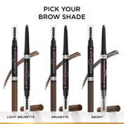 L'Oreal Paris Infallible 24H Brow Filling Triangular Pencil - 1.0 Ebony (1 g)