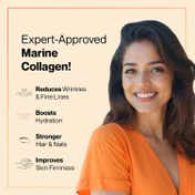 Setu Skin Youthful Marine Collagen Powder with Biotin for Women - Peach Mango (210 g)
