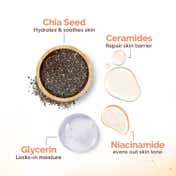 Mamaearth Chia Calming Face Cleanser with Chia Seed & Ceramides (180 ml)