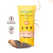 Mamaearth Chia Oil Free Sunscreen with Chia Seed and Ceramides  SPF50 PA++++ - (50 g)