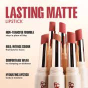 FOCALLURE Lasting Matte Lipstick - PK03 Mauve Pink (3.5 g)