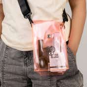 PAC Mini Transparent Makeup Sling Bag - Pink