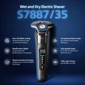 Philips Mens Shaver S7887-35 (Black)