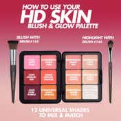 Make Up For Ever Hd Skin Blush & Glow Palette Holi - 24 (25.2 g)