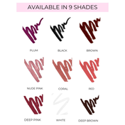 Blur India  Darker Than My Ex's Soul Kajal + Lip Liner - Deep Brown (0.35 g)