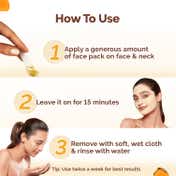 Mamaearth Ubtan Detan Face Pack With Turmeric & Saffron 200 G