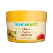 Mamaearth Ubtan Detan Face Pack With Turmeric & Saffron 200 G