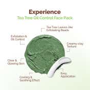 Mamaearth Tea Tree Oil Control Face Pack With Tea Tree & Salicylic Acid (200 g)