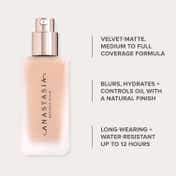Anastasia Beverly Hills Impeccable Blurring Second Skin Matte Foundation - 3W (35 ml)