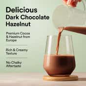 Wellbeing Nutrition Organic Vegan Plant Protein Isolate - Dark Chocolate Hazelnut (500 g)