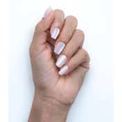 Gush Beauty Nailed It Reusable Luxury Press On Nails with Application Kit - Creme Cat Eye