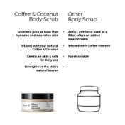 Brillare Coffee & Coconut Body Scrub Energized & Moisturised Skin (200 g)