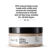 Brillare Coffee & Coconut Body Scrub Energized & Moisturised Skin (200 g)