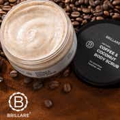 Brillare Coffee & Coconut Body Scrub Energized & Moisturised Skin (200 g)