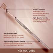 Vega Lip Liner Makeup Brush For Lip With Flawless Finish MBN-15