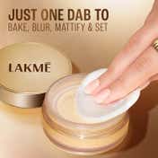 Lakme 9to5 Double Duty Bake & Blur Setting Powder - Beige (10 g)