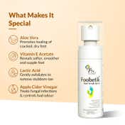 Fixderma Foobetik Foot Scrub Spray Dead Skin & Tan Removal Darkness Blackness Removal Scrub (50ml)