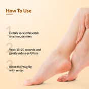 Fixderma Foobetik Foot Scrub Spray Dead Skin & Tan Removal Darkness Blackness Removal Scrub (50ml)