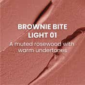 Typsy Beauty Cocoa Peptide Velvet Lipstick - Brownie Bite Light 01 (3.5 g)