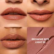Typsy Beauty Cocoa Peptide Velvet Lipstick - Brownie Bite Light 01 (3.5 g)