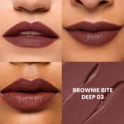 Typsy Beauty Cocoa Peptide Velvet Lipstick - Brownie Bite Deep 03 (3.5 g)