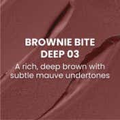 Typsy Beauty Cocoa Peptide Velvet Lipstick - Brownie Bite Deep 03 (3.5 g)