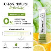 Wellbeing Nutrition HydraSalt Electrolyte Drink Cucumber Lemonade Flavor Pack of 15 (90 g)