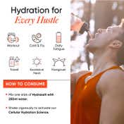 Wellbeing Nutrition HydraSalt Electrolyte Drink Blood Orange Flavor Pack of 15 (90 g)