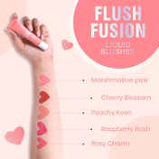 Matt Look Flush Fusion Liquid Blusher - Peachy Keen-03 (15 ml)