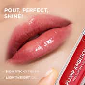 L'Oreal Paris Plump Ambition Hyaluron Lip Oil - 380 Rouge In Love (5 ml)