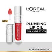 L'Oreal Paris Plump Ambition Hyaluron Lip Oil - 380 Rouge In Love (5 ml)