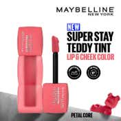 Maybelline New York Superstay Teddy Tint Lip and Cheek Color - Petal Core (5 ml)