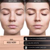 Faces Canada 3In1 All Day Hydra Matte Foundation + Moisturizer + Spf 30 - Rose Ivory 011 (18 ml)