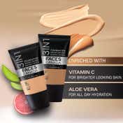 Faces Canada 3In1 All Day Hydra Matte Foundation + Moisturizer + Spf 30 - Warm Natural 021 (18 ml)