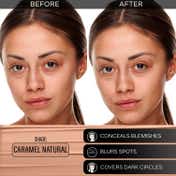 Faces Canada 3In1 All Day Hydra Matte Foundation + Moisturizer + Spf 30 - Caramel Natural 023 (18 ml)