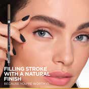 L'Oreal Paris Infallible Brows Upto 24H Micro Precision Pencil - 1.0 Ebony (4.9 g)