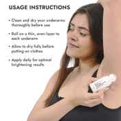COS-IQ Brightening Underarm Roll On Serum For Women (40 ml)