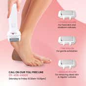 Urban Yog Callus Remover With 3 Interchangeable Head 1200 mAh Battery