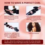 Urban Yog Makemeebold Rotating Hair Curling Iron 25 mm Ceramic Barrel