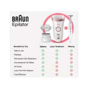 Braun Face 810 2In1 Epilator For Women - SE810