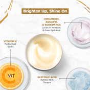 Streax Bright & Shine Serum Infused Face Cream Gel (50 g)