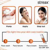 Streax Invisible Matte Gel Sunscreen SPF 50 PA+++ (50 g)