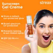 Streax Sunscreen Gel Creme SPF 50 PA+++ (50 g)