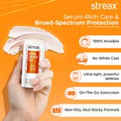 Streax Invisible Sunscreen Stick SPF 60 PA++++ (20 g)