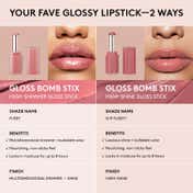 FENTY BEAUTY Gloss Bomb Stix Shimmer - Shimmering Fenty Glow (3.6 g)