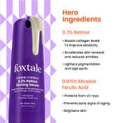 Foxtale Course Correct 0.3% Retinol Firming Serum (30 ml)