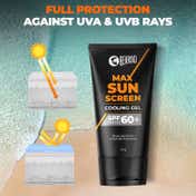 Beardo Max Sunscreen Cooling Gel Spf 60 (50 g)